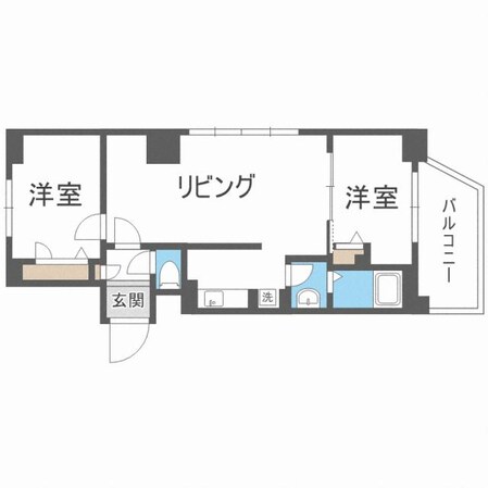 ビッグパレス中島公園の物件間取画像